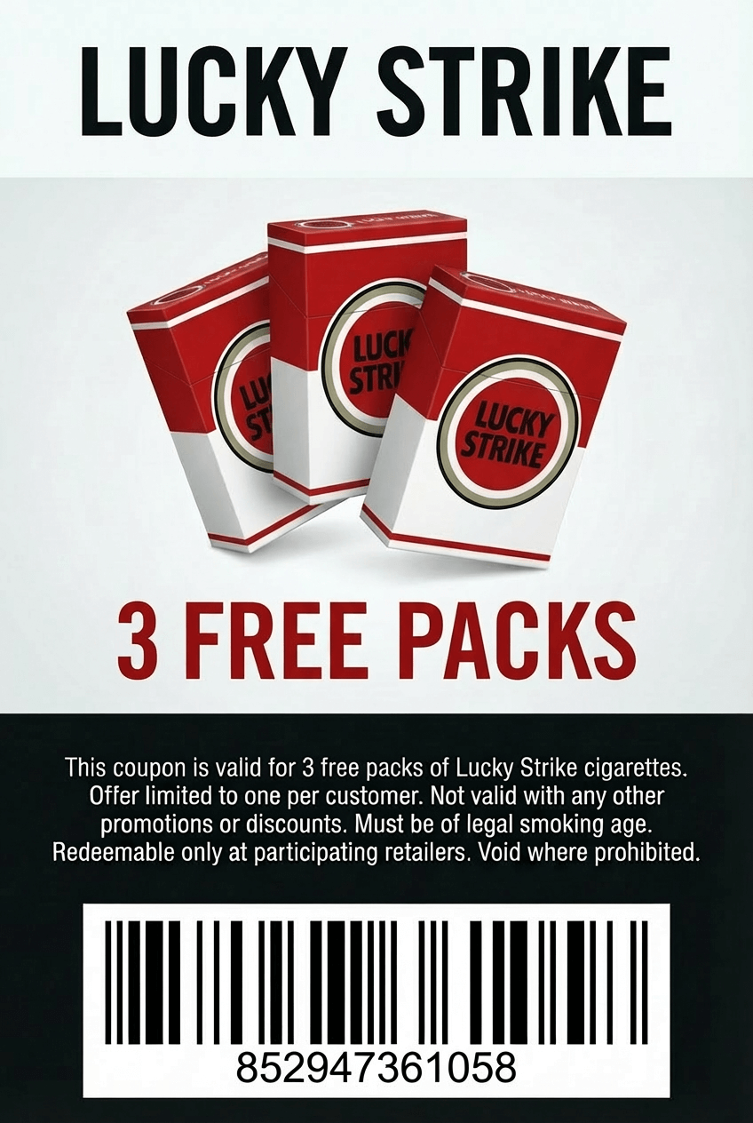 Lucky Strike 3 Packs
