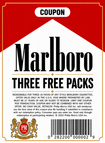3 Free Packs Coupon